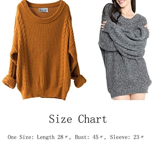Liny Xin Women's Cashmere Oversized Sweater - Picture 5 of 6